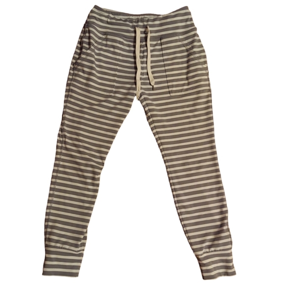 Grace & Lace Live In Loungers/Loggers In Grey/Ivory Stripe - Picture 11 of 14